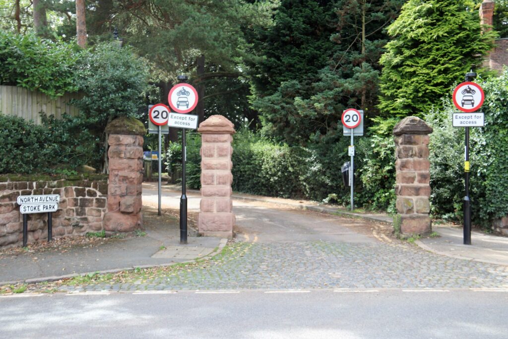 Gateposts at Stoke Green