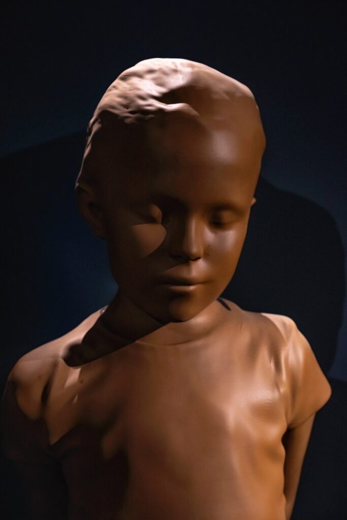 Child Born of Oil, 2022, by Gina Czarnecki (Photo Eden Project)