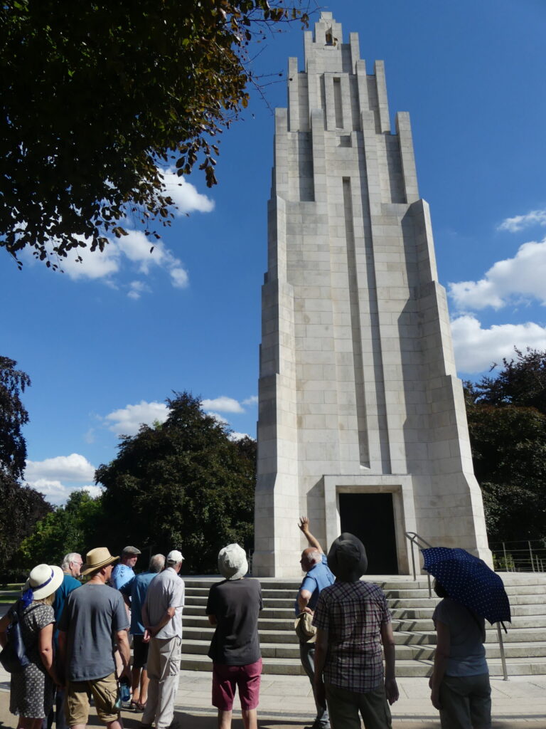 The memorial at the War Memorial Park