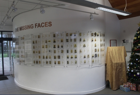 Missing faces exhibition at the War Memorial Park