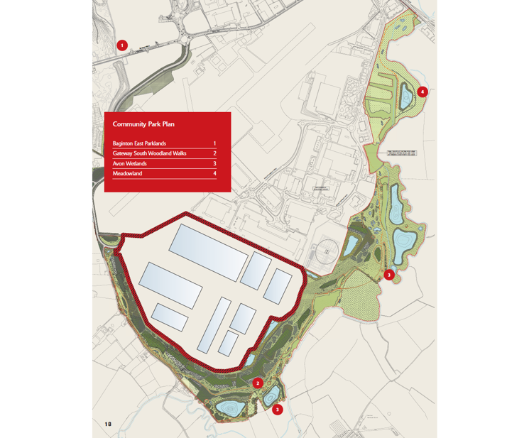 Map of Segro Park plans