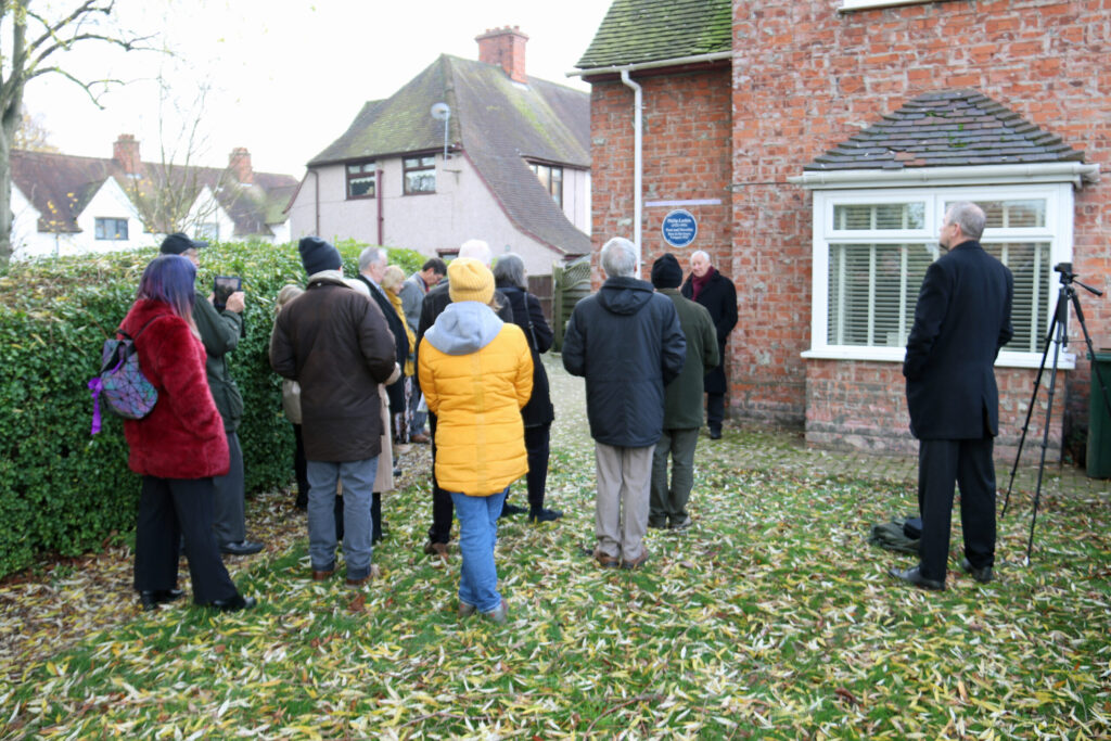 Unveiling of the Larkin Plaque