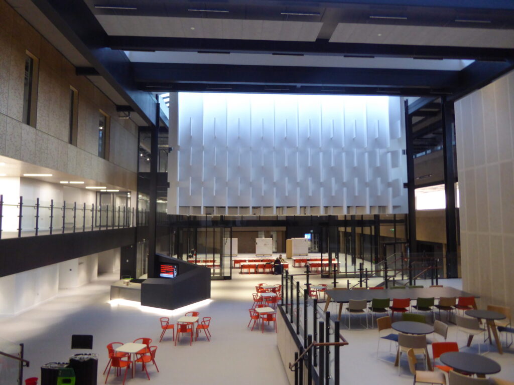 Inside the Delia Derbyshire building