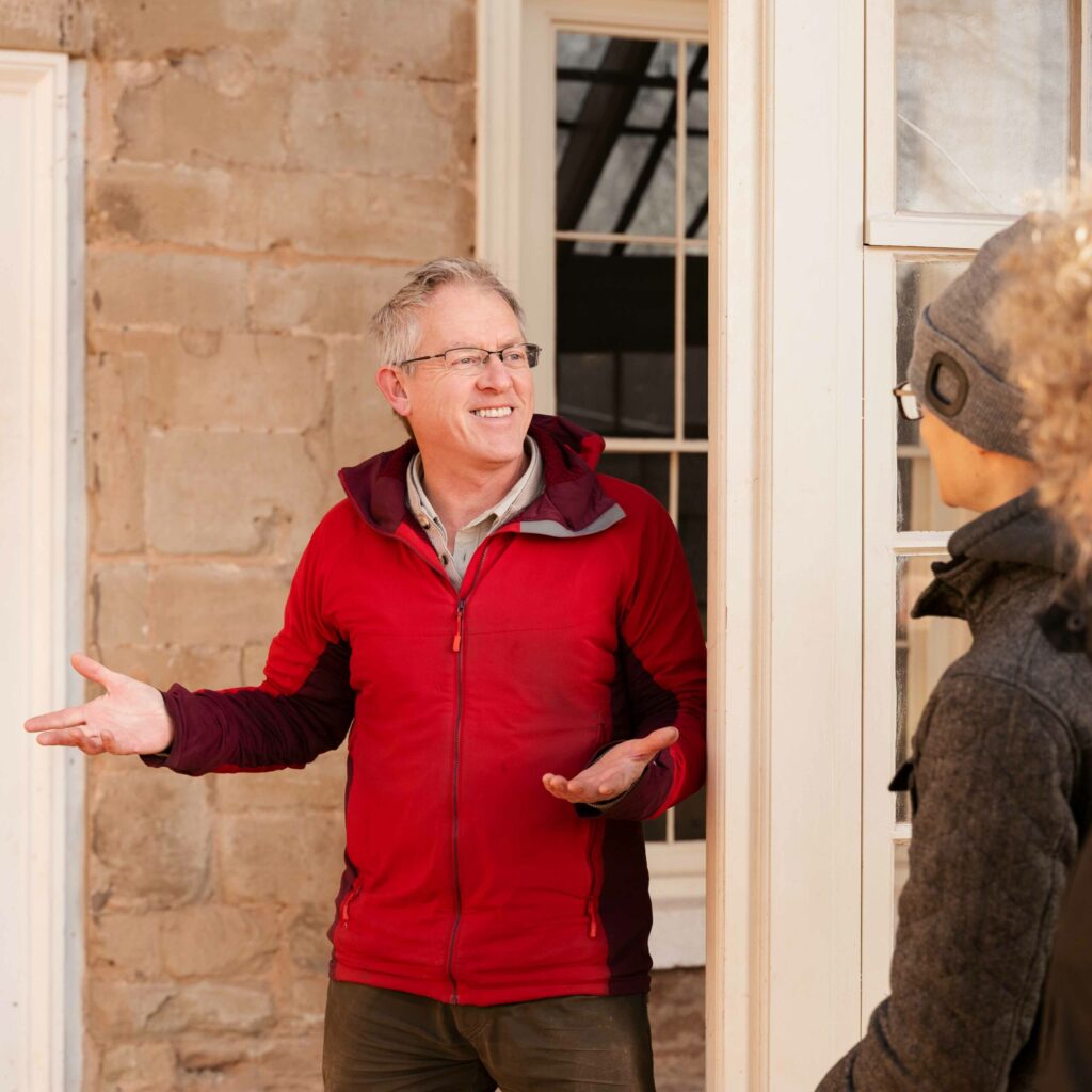 One of the volunteers at Charterhouse