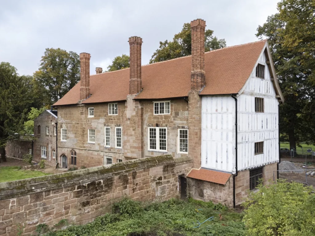 Photo of the Charterhouse after restoration. 