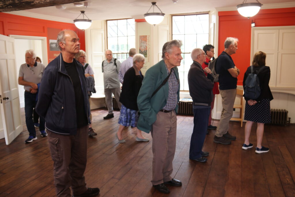 CovSoc members looking around Charterhouse