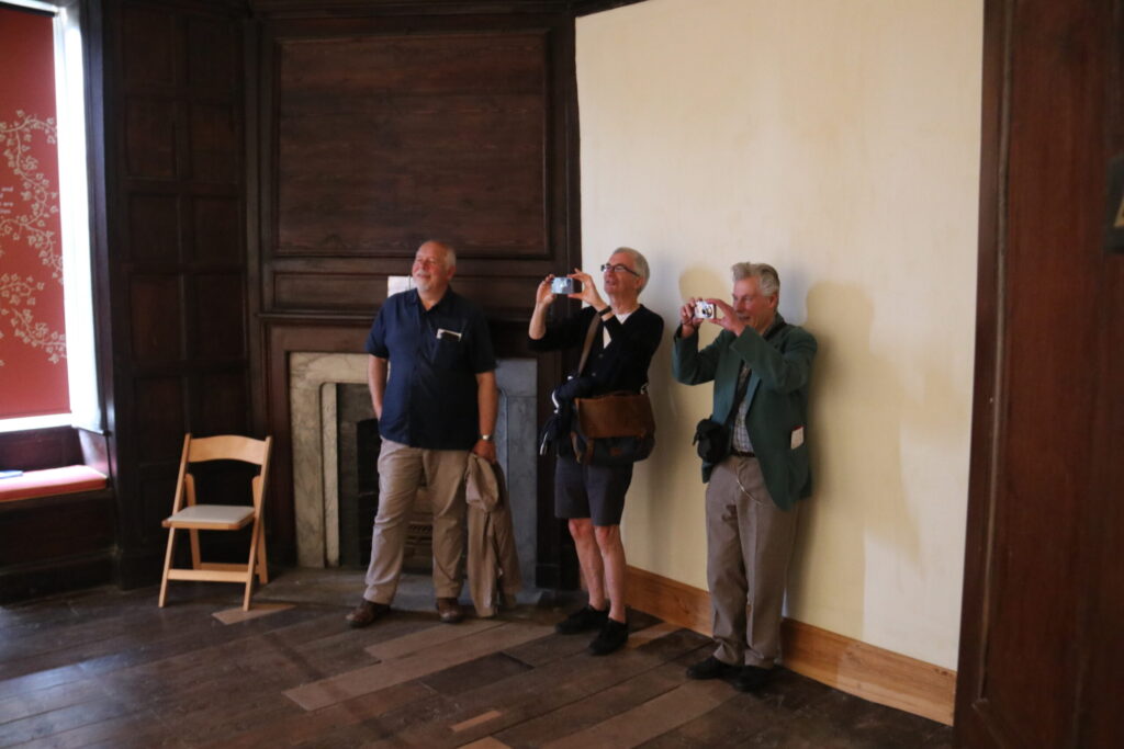 CovSoc members looking around Charterhouse