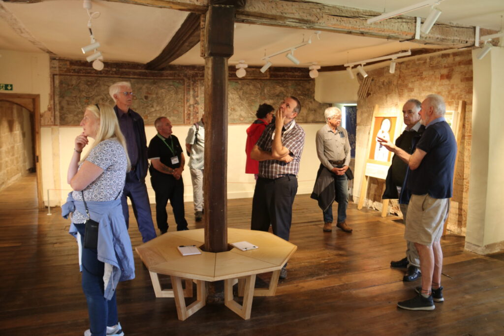 CovSoc members looking around Charterhouse