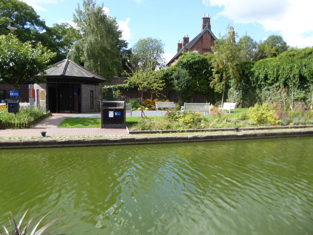 Gardens at the canal basin