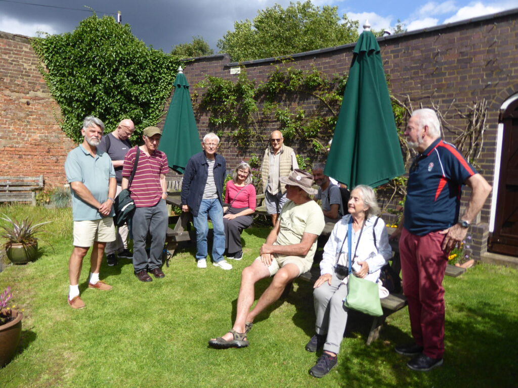 CovSoc members outside the canal warehouses