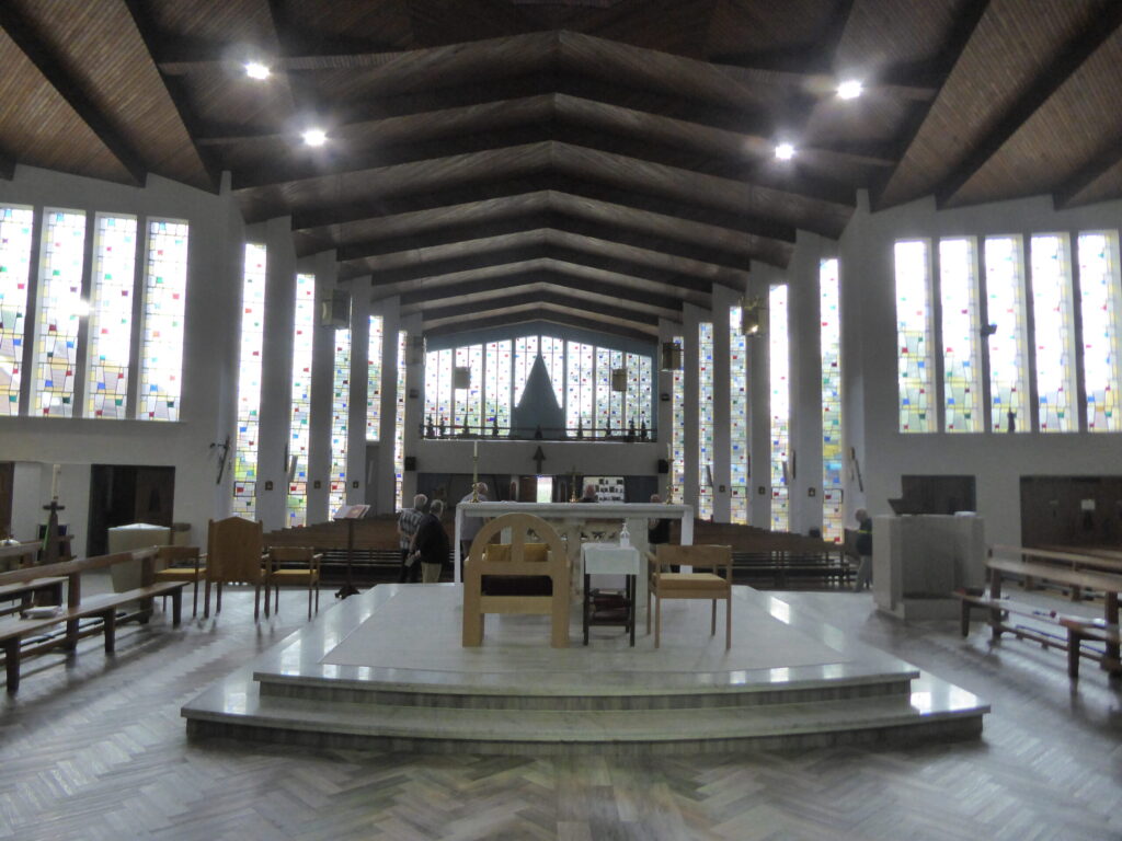 Inside Holy Family Church