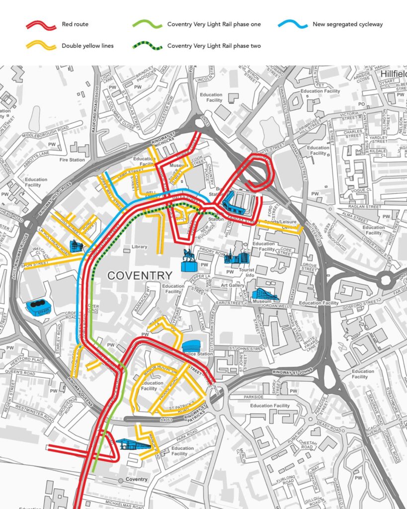 Plan sowing CVLR route