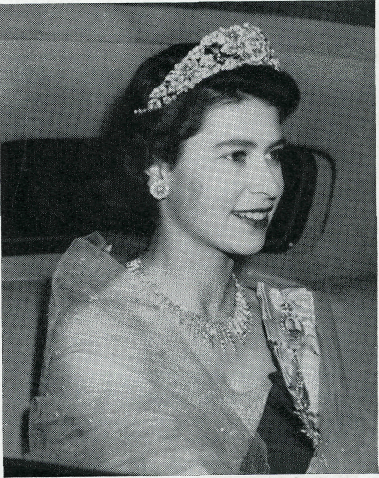 Image of a young Queen Elizaabeth