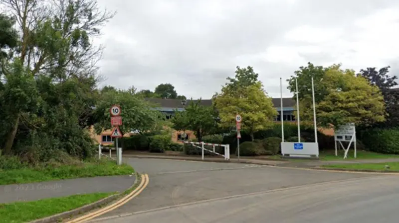 Photograph of the entrance to Ashford House in the Walsgrave Triangle, Coventry